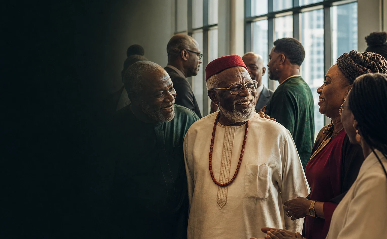 Community gathering in New York