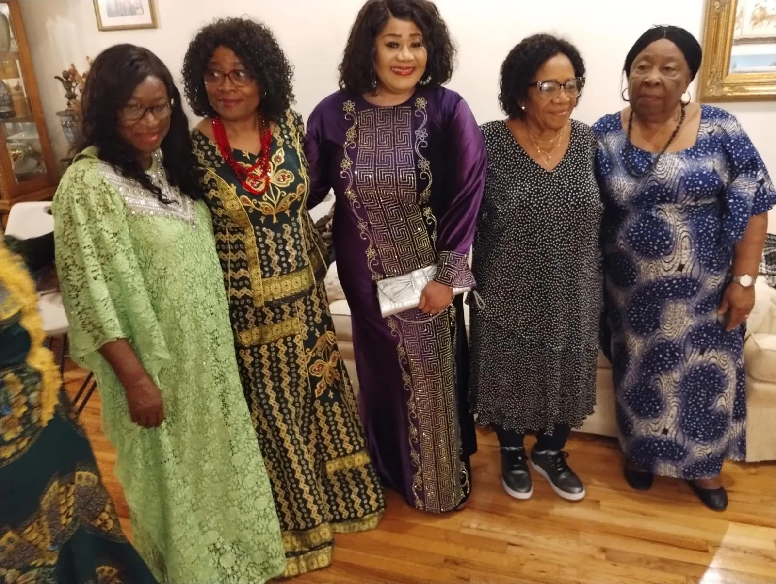 Women of the Isuikwuato community wearing traditional dress